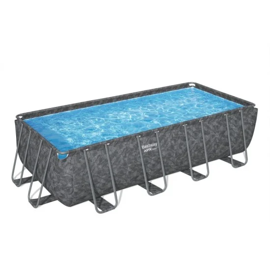 Bestway 18' x 9' x 52"/5.49m x 2.74m x 1.32m rectangular pool set